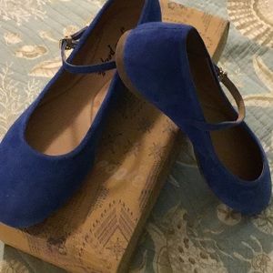 Free people Mary Jane blue flat 9 (40)